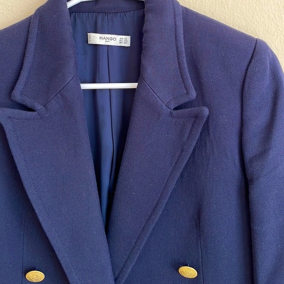 Mango Double Breasted Blazer. - Picture 3 of 5